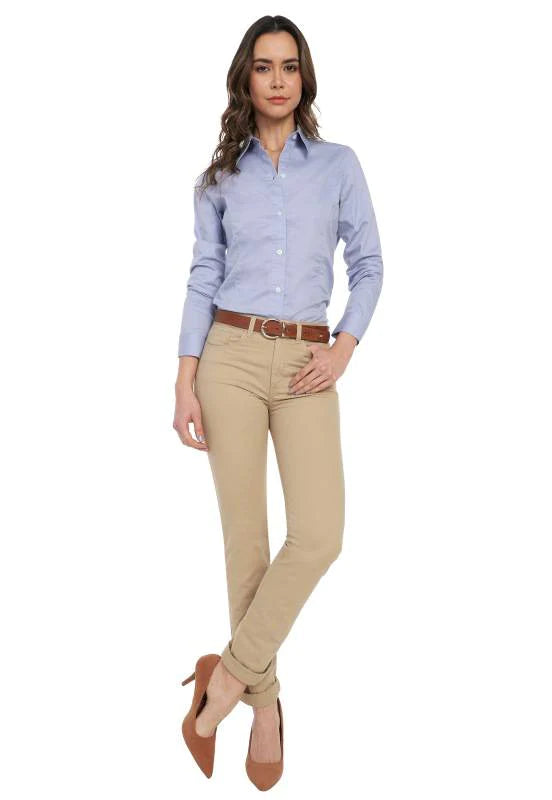 Blusa Básica Mujer Ref. 209 Lec Lee  - Azul Claro