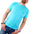 Camiseta Básica Cuello Redondo Lec Lee Agua Marina