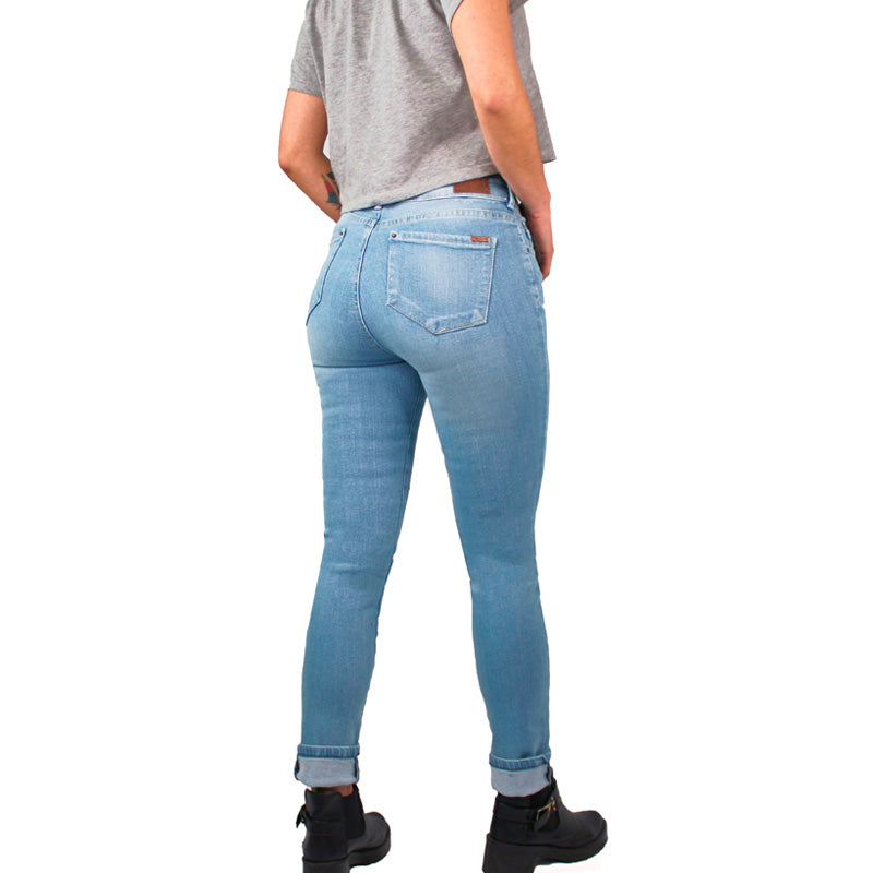 Jean Skinny Índigo Claro Lec Lee Para Mujer