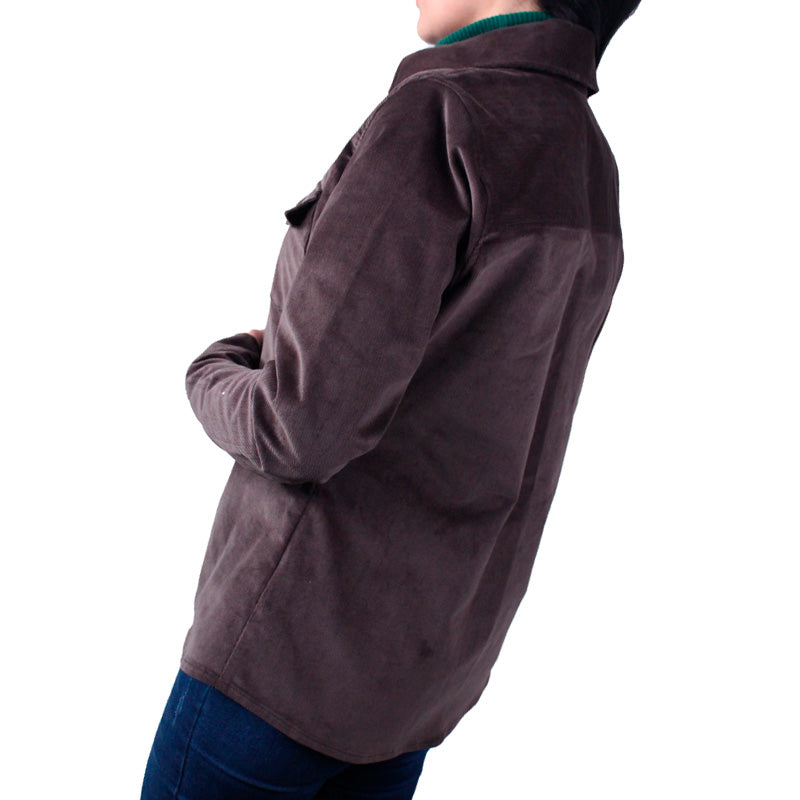 Blusa en Pana para Mujer Lec Lee - Café