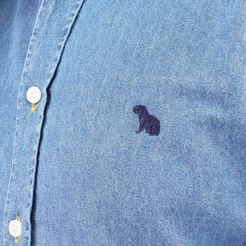 Camisa Denim para Hombre Lec Lee - índigo claro