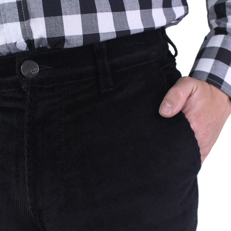 Pantalón en Pana para Hombre Lec Lee - Negro