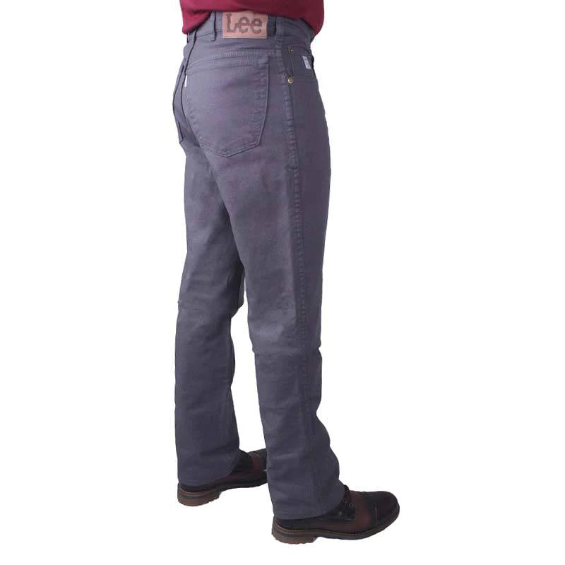 Pantalón Confort Straid Hip para Hombre Lec Lee - Gris Oscuro