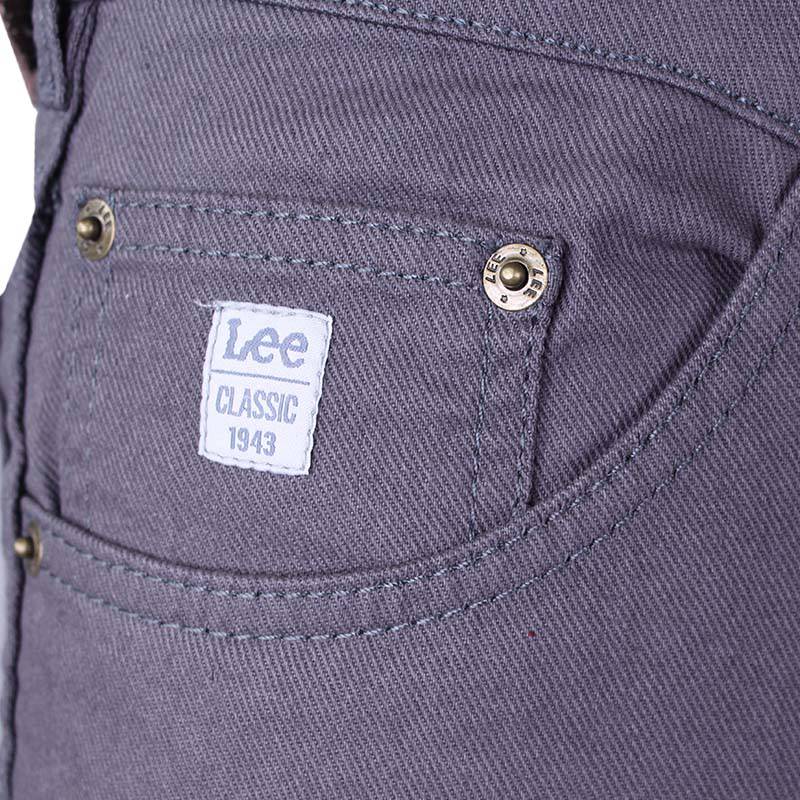 Pantalón Confort Straid Hip para Hombre Lec Lee - Gris Oscuro