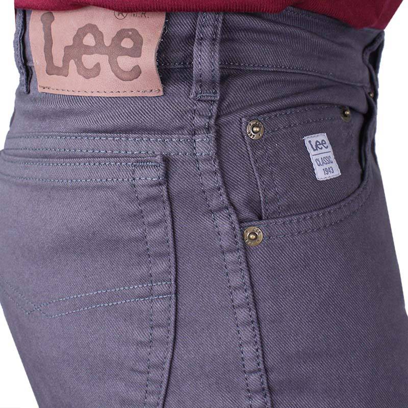 Pantalón Confort Straid Hip para Hombre Lec Lee - Gris Oscuro
