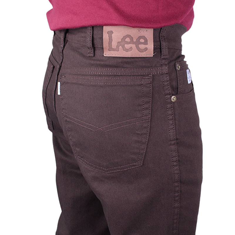 Pantalón Confort Straid Hip para Hombre Lec Lee - Café
